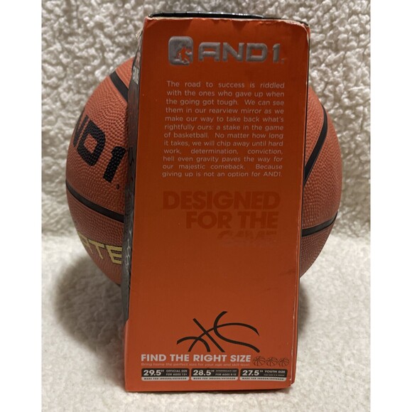 AND1 Xcelerate Rubber Basketball Fantom Official Streetball Size 29.5” Brand New - Picture 4 of 5